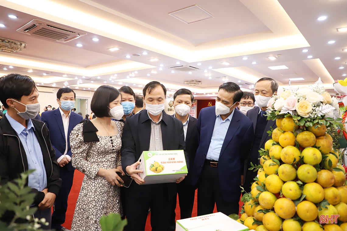 Hà Tĩnh tổ chức hội nghị, kết nối trực tuyến 300 điểm cầu quảng bá thương hiệu, xúc tiến tiêu thụ cam