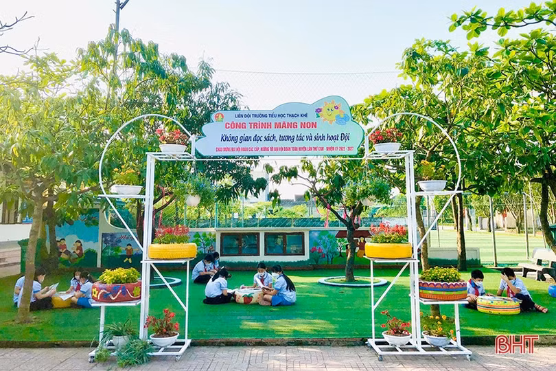 Ngắm những không gian đọc sách trong lành, thân thiện của thiếu nhi Hà Tĩnh