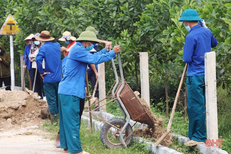 Vũ Quang phát động 100 ngày cao điểm xây dựng nông thôn mới, đô thị văn minh