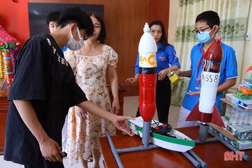 Lan tỏa ý thức phòng chống rác thải nhựa của học sinh TP Hà Tĩnh
