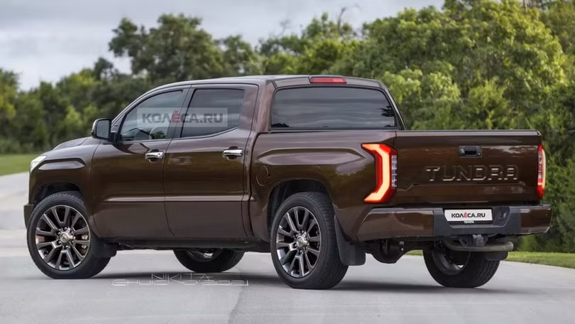 Rò rỉ hình ảnh Toyota Tundra 2022 trước ngày ra mắt
