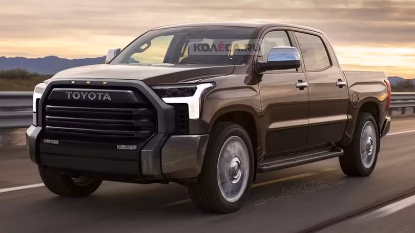 Rò rỉ hình ảnh Toyota Tundra 2022 trước ngày ra mắt