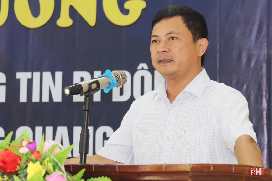 Khai trương Trạm thu phát sóng thông tin di động tại Đồn Biên phòng Hương Quang