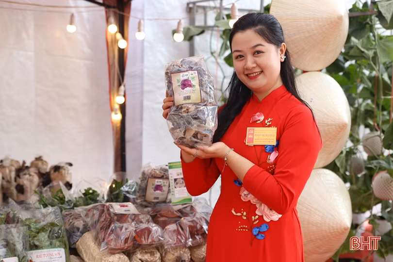 Mát mắt với sản phẩm nông nghiệp tiêu biểu mừng ngày hội lớn của Thạch Hà