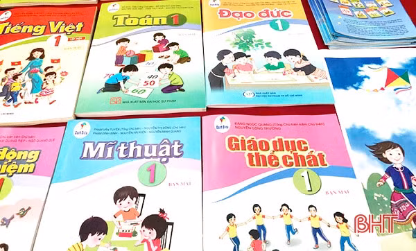 241 trường học ở Hà Tĩnh đã chọn xong sách giáo khoa lớp 1