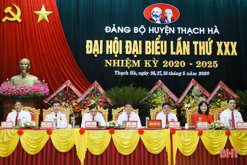 Sớm triển khai chương trình hành động, đưa Nghị quyết Đại hội Đảng bộ huyện Thạch Hà đi vào cuộc sống