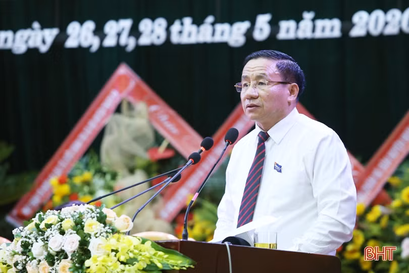Khai mạc trọng thể đại hội đảng bộ cấp huyện đầu tiên ở Hà Tĩnh