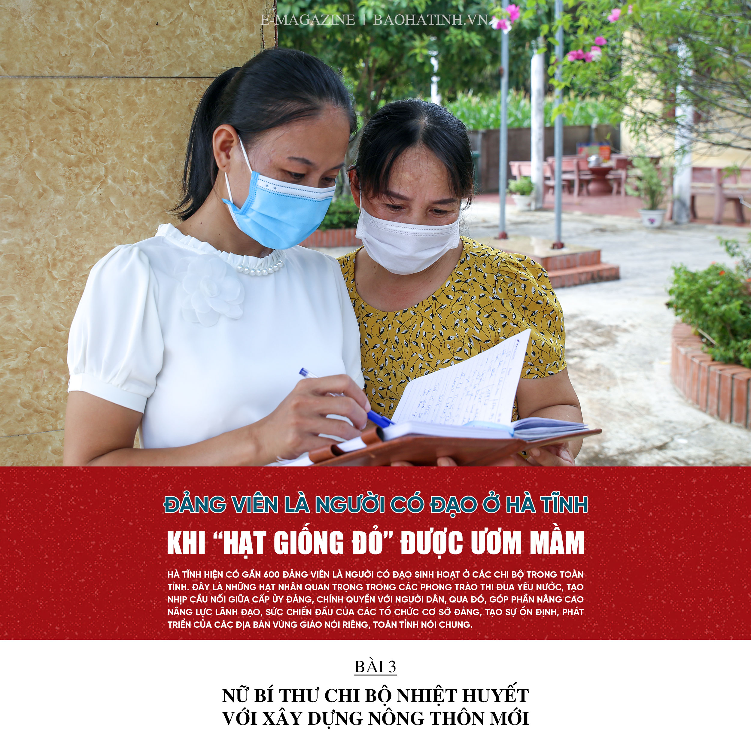 Đảng viên là người có đạo ở Hà Tĩnh - khi “hạt giống đỏ” được ươm mầm (bài 3): Nữ bí thư chi bộ nhiệt huyết với xây dựng nông thôn mới