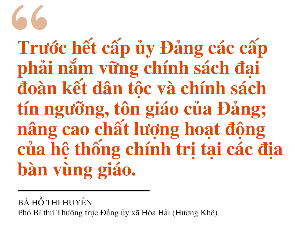 Đảng viên là người có đạo ở Hà Tĩnh - khi “hạt giống đỏ” được ươm mầm (bài 4): Phát triển đảng viên là người có đạo, góp phần xây dựng Đảng vững mạnh