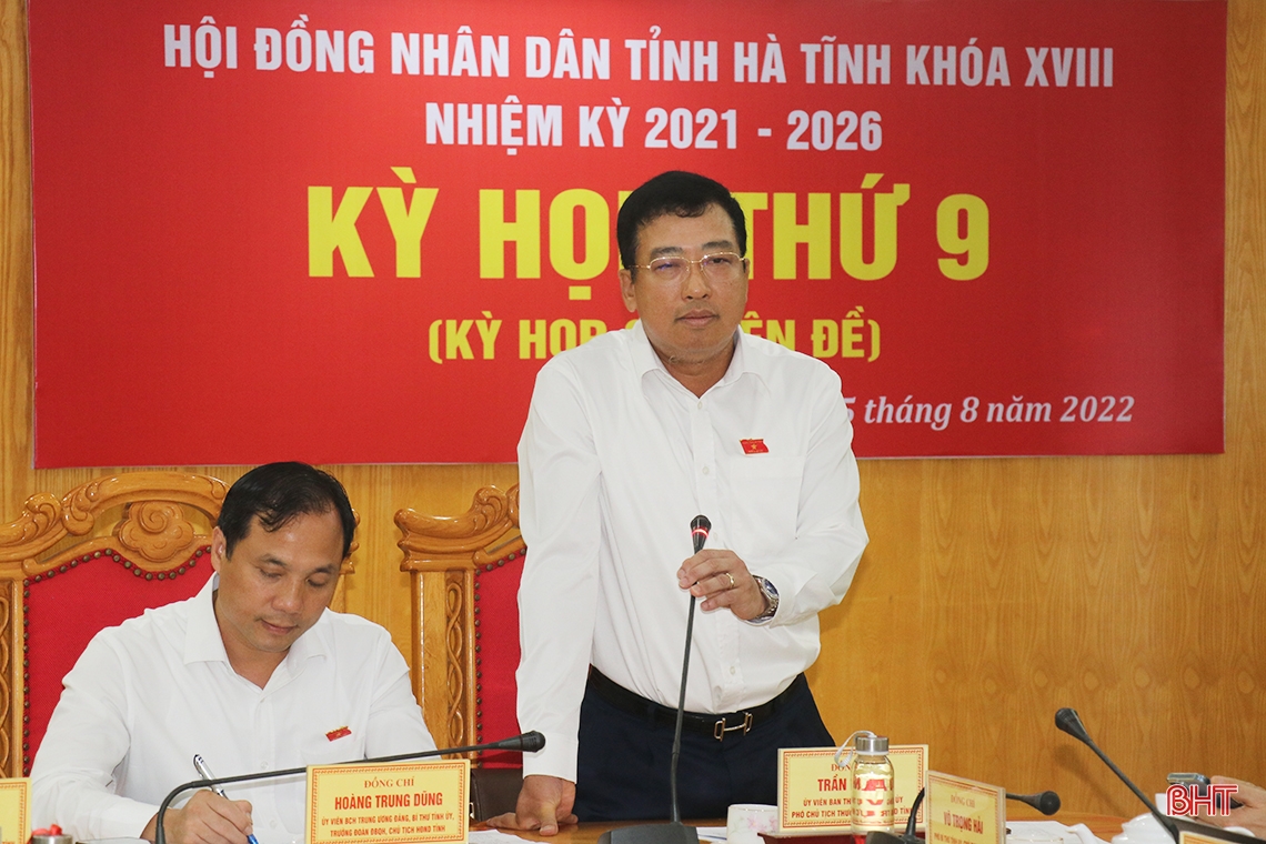 HĐND tỉnh Hà Tĩnh thông qua 4 nghị quyết phục vụ nhiệm vụ phát triển KT-XH