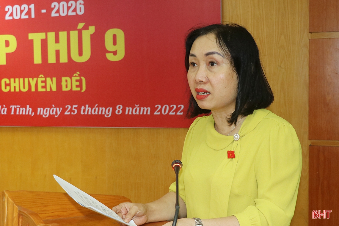HĐND tỉnh Hà Tĩnh thông qua 4 nghị quyết phục vụ nhiệm vụ phát triển KT-XH