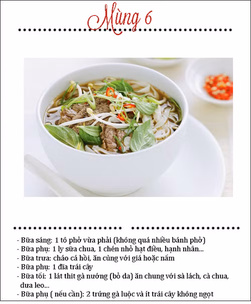 thuc don 7 ngay tet an du mon ngon ma khong tang can