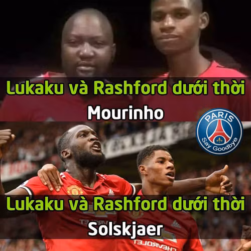 Ảnh chế Lukaku lập cú đúp, MU lội ngược dòng kinh điển
