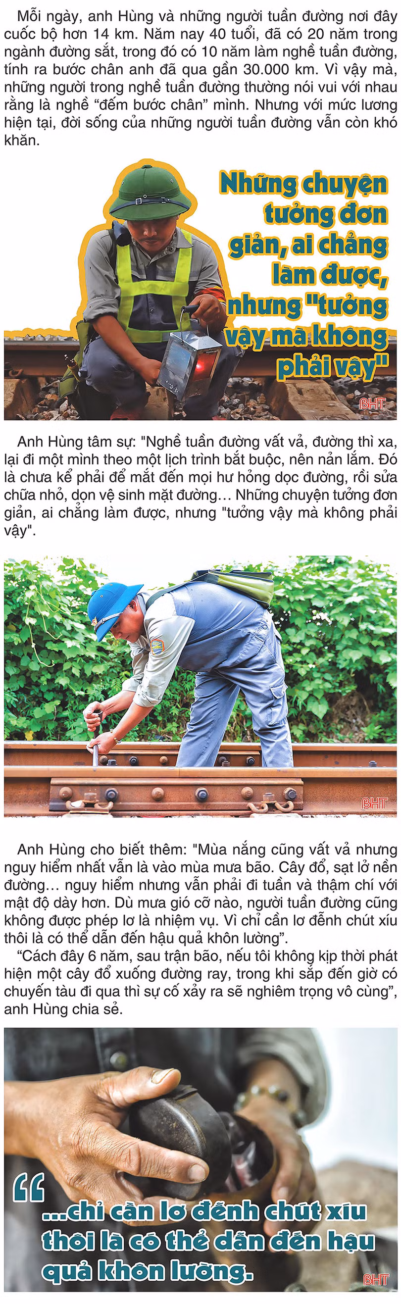 “Kẻ độc hành” trên đường ray...