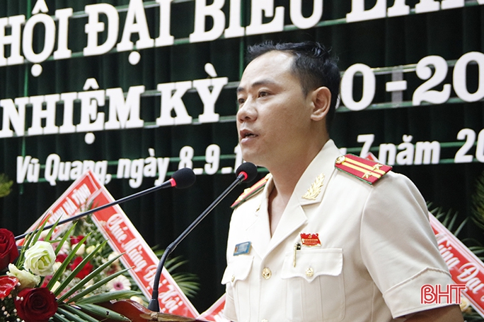 Bà Nguyễn Thị Hà Tân tái cử Bí thư Huyện ủy Vũ Quang nhiệm kỳ 2020 - 2025