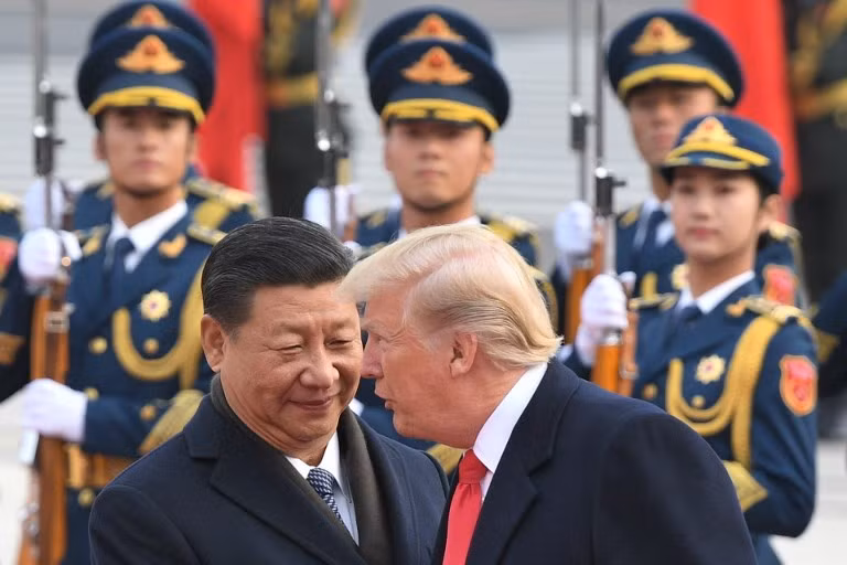 trung quoc don ong trump bang nghi le dac biet nhat trong gan 70 nam