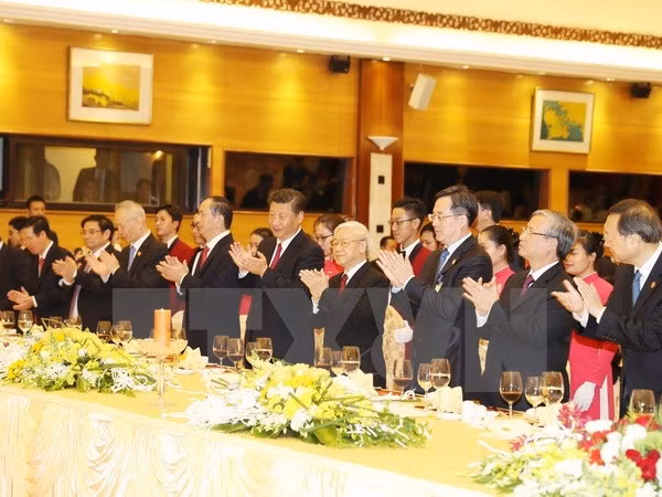 chieu dai trong the chao mung tong bi thu chu tich trung quoc