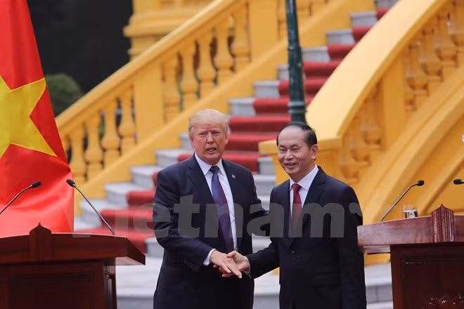 chu tich nuoc va tong thong hoa ky chinh thuc hop bao sau hoi dam