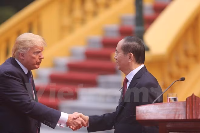 chu tich nuoc va tong thong hoa ky chinh thuc hop bao sau hoi dam
