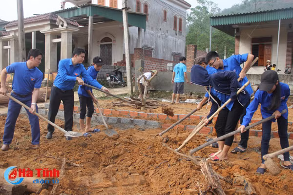 tuoi tre ha tinh noi dai cac hoat dong tinh nguyen mua dong