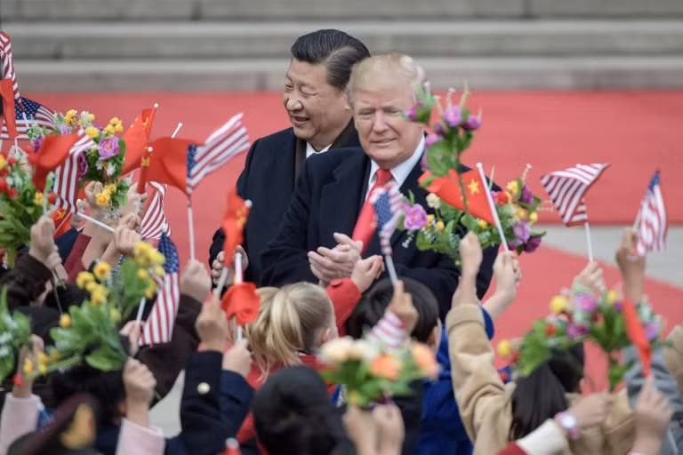 trung quoc don ong trump bang nghi le dac biet nhat trong gan 70 nam