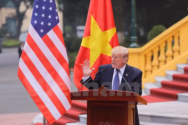 chu tich nuoc va tong thong hoa ky chinh thuc hop bao sau hoi dam