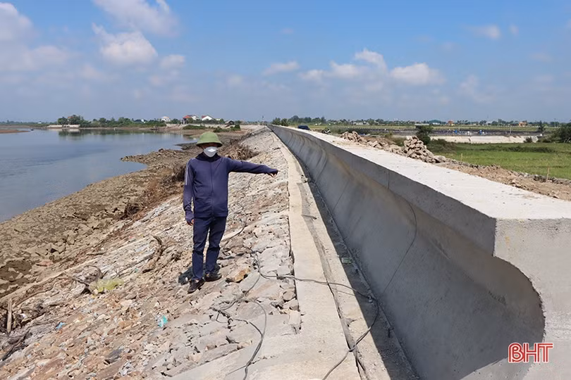 Tăng tốc thi công dự án xử lý cấp bách tuyến đê Hữu Phủ