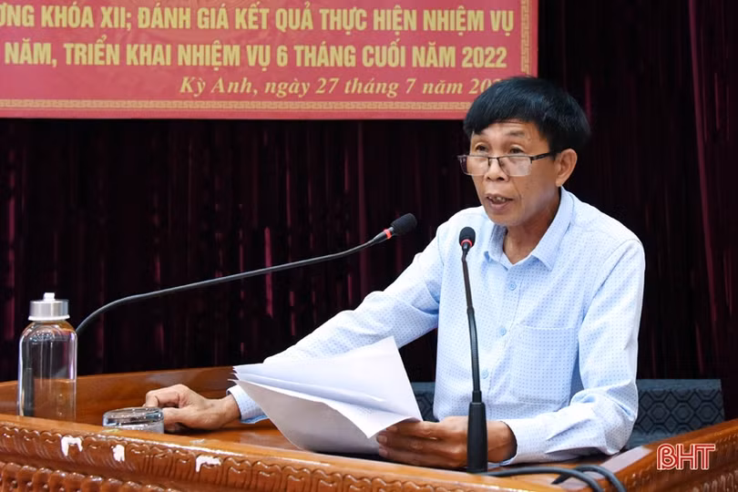 Huyện Kỳ Anh xây dựng 9 nhóm nhiệm vụ, giải pháp những tháng cuối năm
