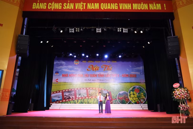Hội Nông dân Hương Khê giành giải nhất Hội thi Nhà nông đua tài toàn tỉnh