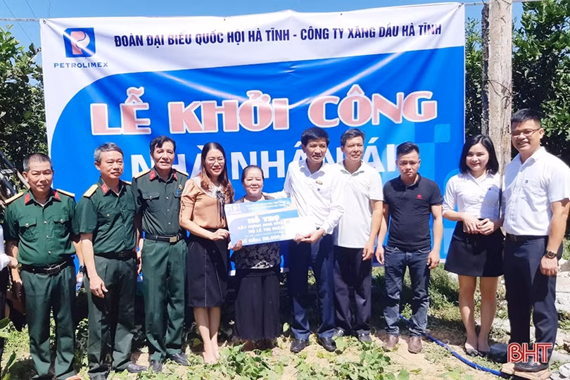 Hỗ trợ 240 triệu đồng xây nhà cho 3 hộ nghèo ở Hương Khê