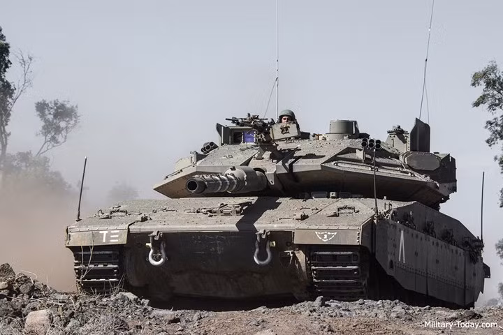 Sức mạnh “vua tăng” Merkava Mk-4 của quân đội Israel