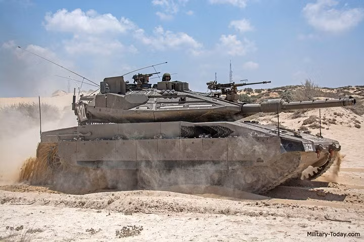 Sức mạnh “vua tăng” Merkava Mk-4 của quân đội Israel
