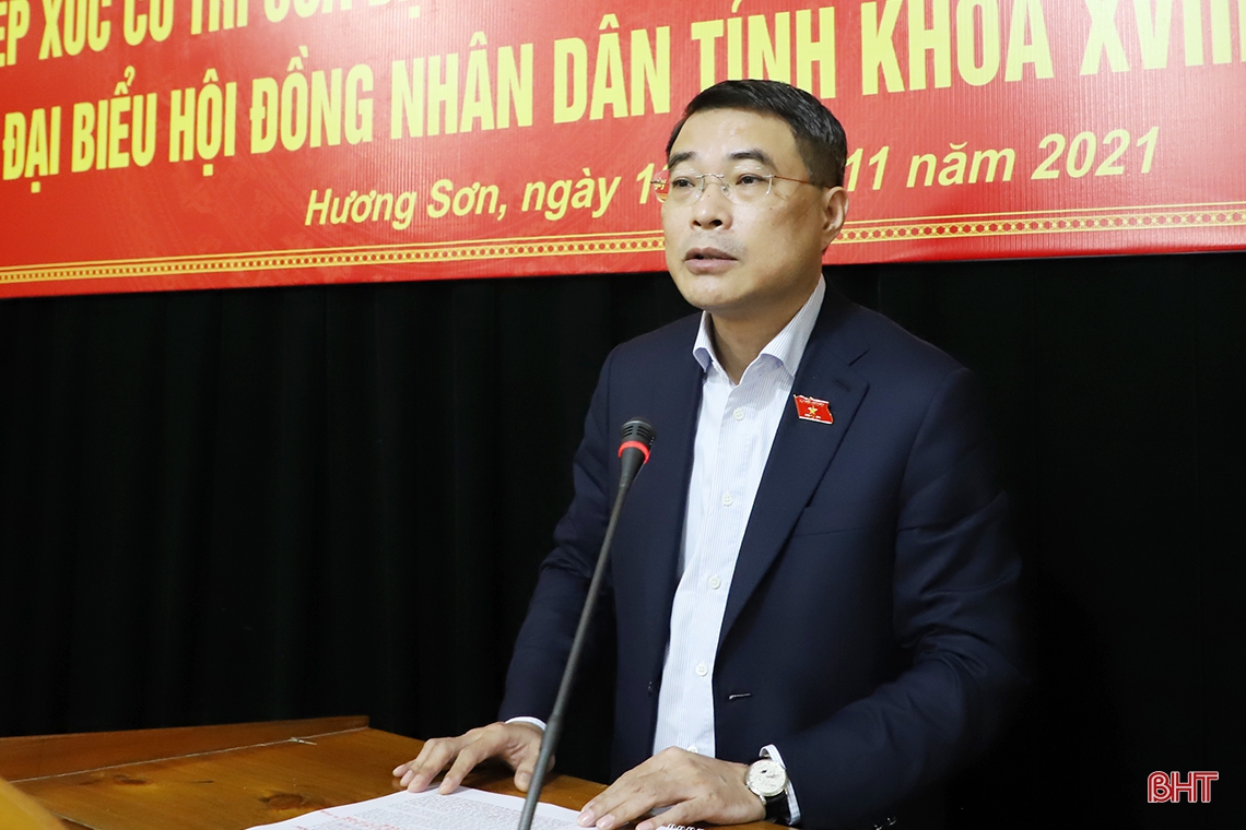 Cử tri Hương Sơn đề xuất quan tâm phát triển Khu kinh tế Cửa khẩu quốc tế Cầu Treo