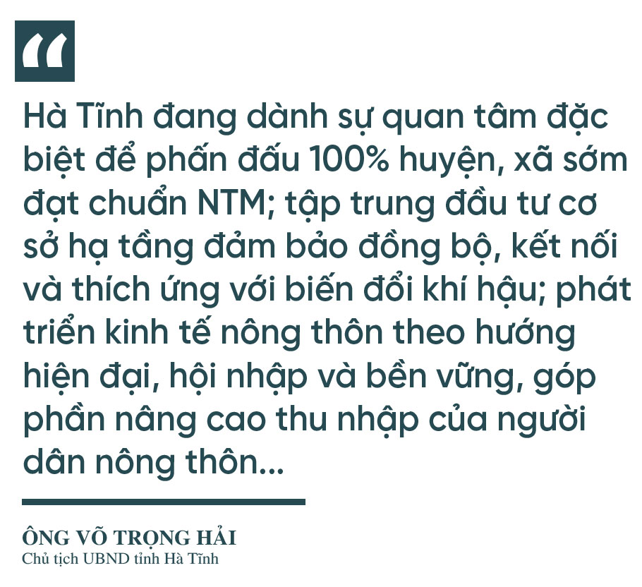 Trò chuyện với Chủ tịch UBND tỉnh về “con đường lớn” mà Hà Tĩnh đang tiến bước