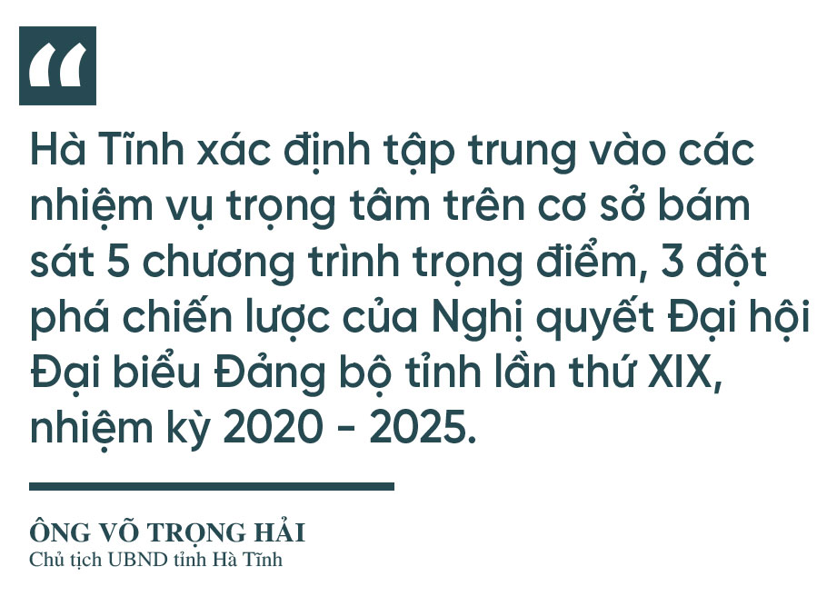 Trò chuyện với Chủ tịch UBND tỉnh về “con đường lớn” mà Hà Tĩnh đang tiến bước