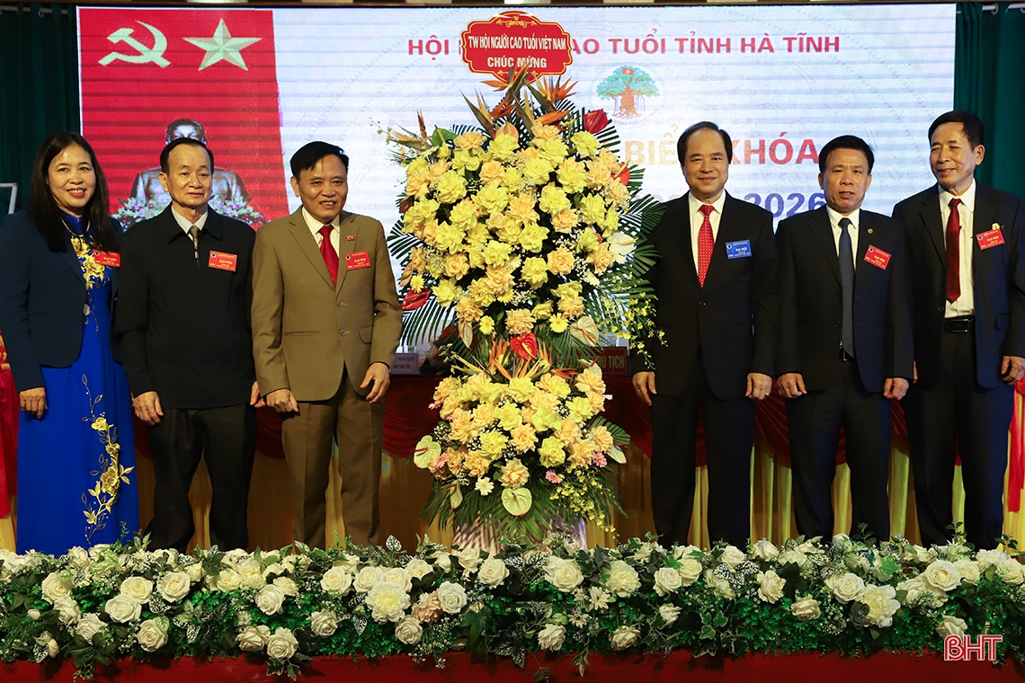 Ông Thái Sinh tái cử Chủ tịch Hội Người cao tuổi tỉnh Hà Tĩnh