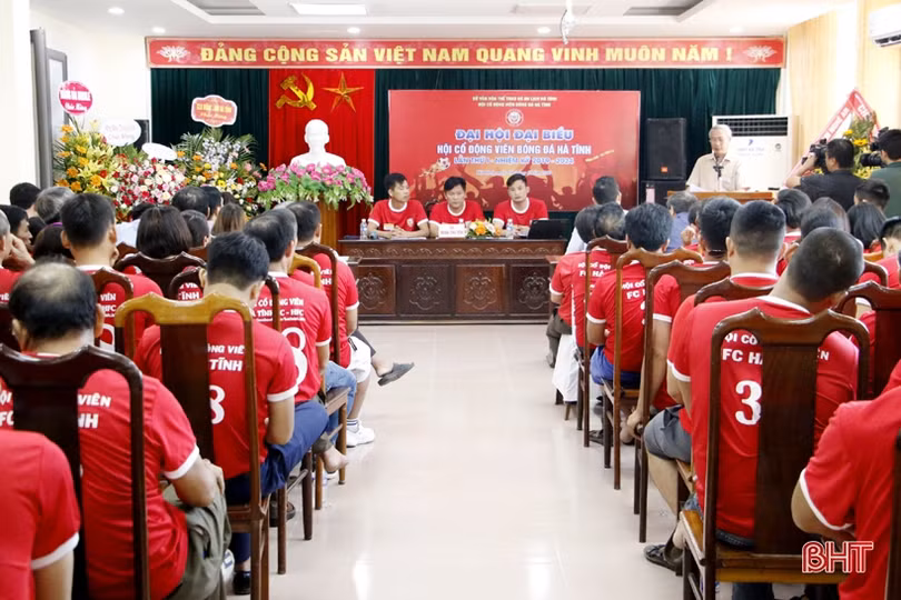 Đại hội Hội Cổ động viên bóng đá Hà Tĩnh nhiệm kỳ 2019 - 2024