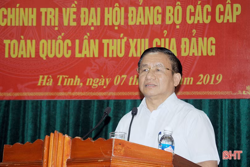 Bí thư Tỉnh ủy Lê Đình Sơn quán triệt nội dung Hội nghị Trung ương 10