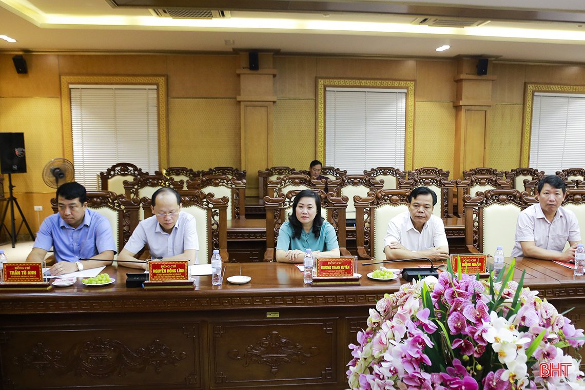 Hà Tĩnh - Vĩnh Phúc tăng cường trao đổi kinh nghiệm, góp phần thúc đẩy sự phát triển chung