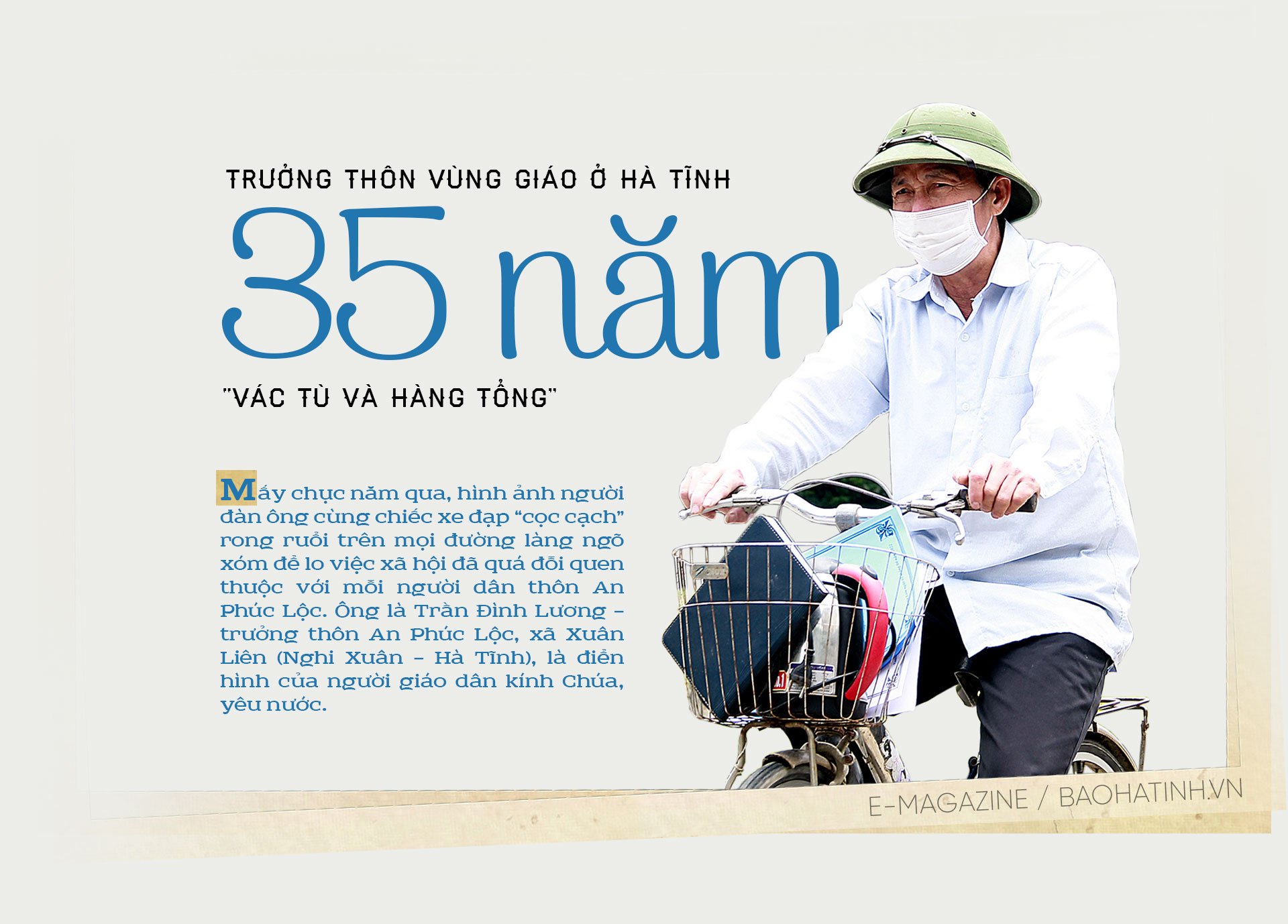 Trưởng thôn vùng giáo ở Hà Tĩnh 35 năm “vác tù và hàng tổng”