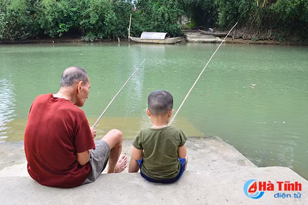photo thu vui dat do buong cau o cac vung nong thon ha tinh