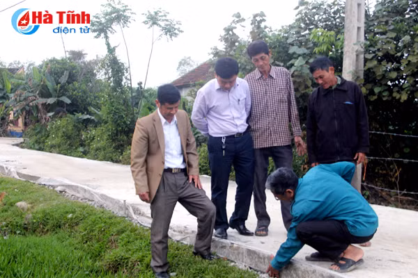 dan lam chu trong xay dung nong thon moi o vinh loc