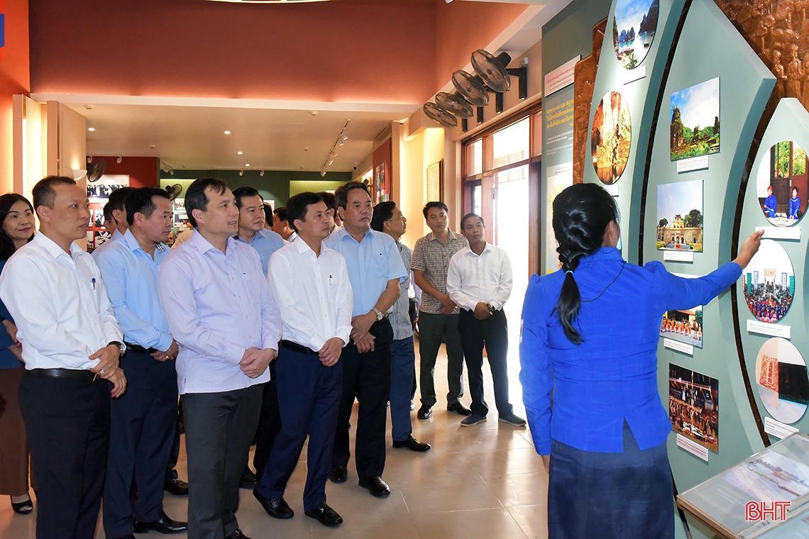 Lãnh đạo Hà Tĩnh thăm dự án thủy lợi Việt Nam đầu tư tại Lào