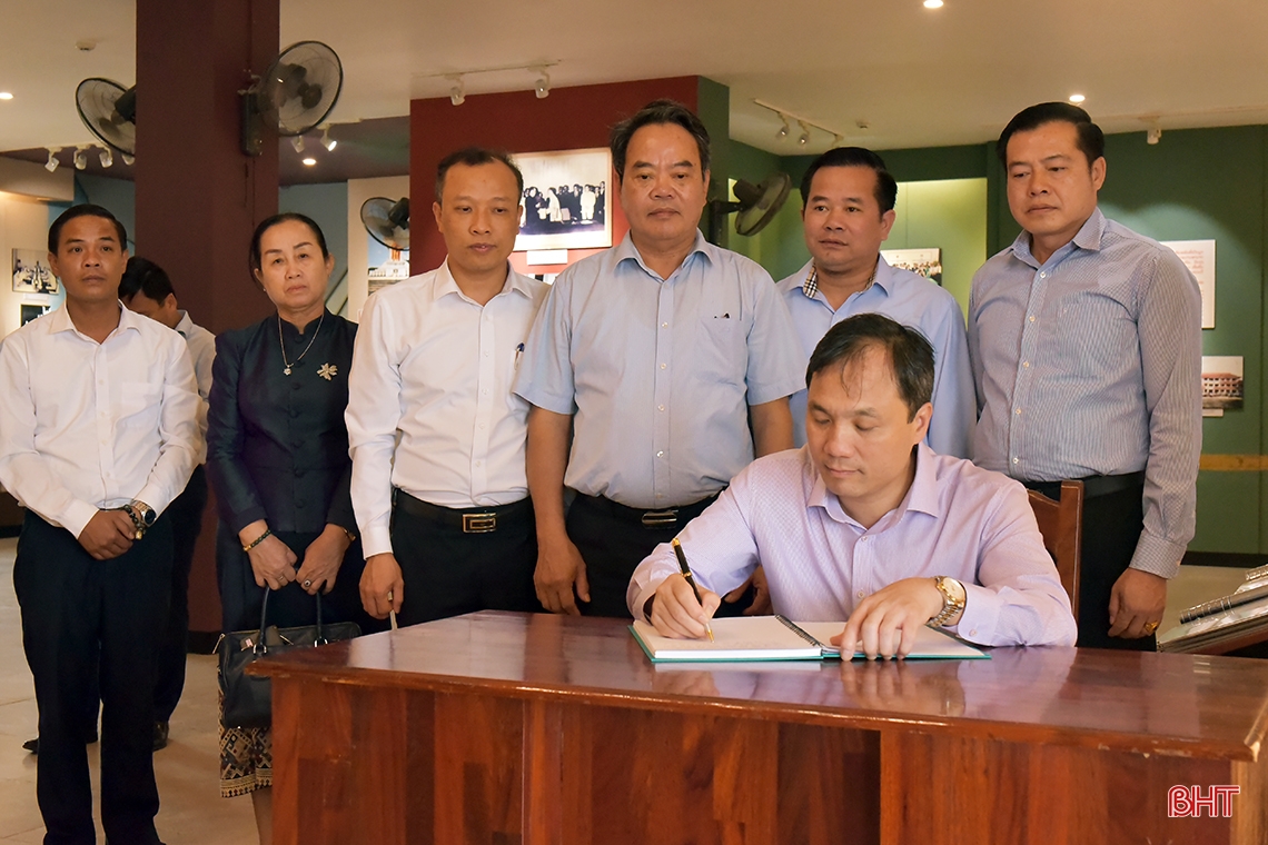 Lãnh đạo Hà Tĩnh thăm dự án thủy lợi Việt Nam đầu tư tại Lào