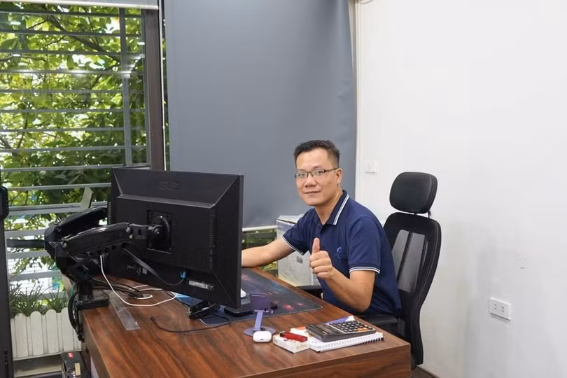 Ông Đào Văn Cảnh - Giám đốc Công ty Cổ phần In Việt Dũng