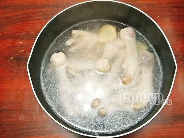 nghi le vao bep lam chan ga ngam xoai xanh mon nhau ngon khong the bo qua