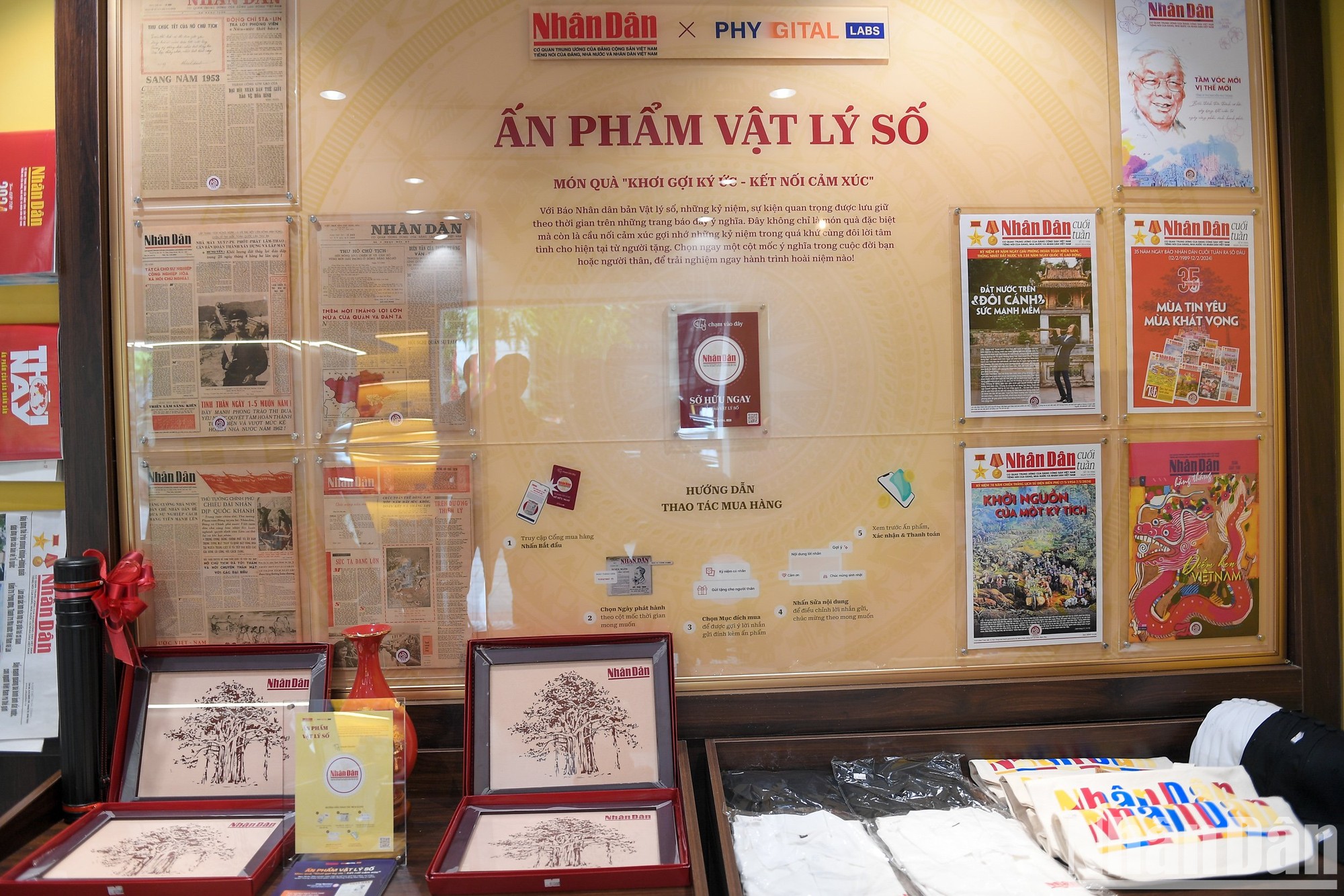 "Ấn phẩm vật lý số" sẽ mang đến trải nghiệm mới lạ cho người dân cũng như bạn đọc khi đến đây.